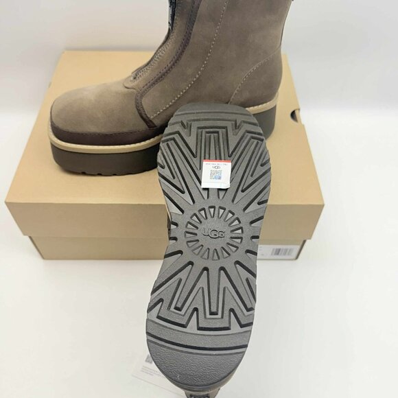 UGG Women’s Cityfunc ZIP Booties Color Hickory Suede US 8 NIB - Picture 3 of 9